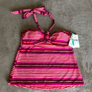 Island Escape Bandini top swimwear. NWT